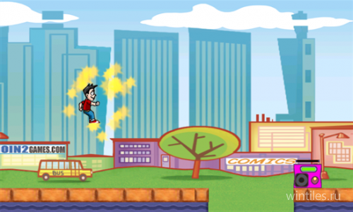 Super Jumping Mike — прыгун Майк и мир комиксов
