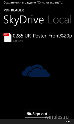 PDF Reader      PDF, XPS  CBZ
