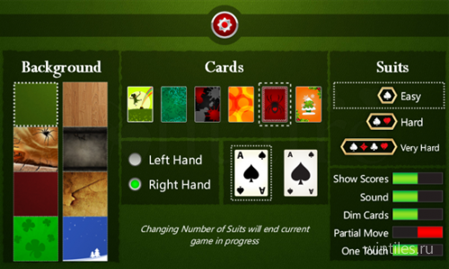 Spider Solitaire HD � ������������ ������� ����� � ������� ����������