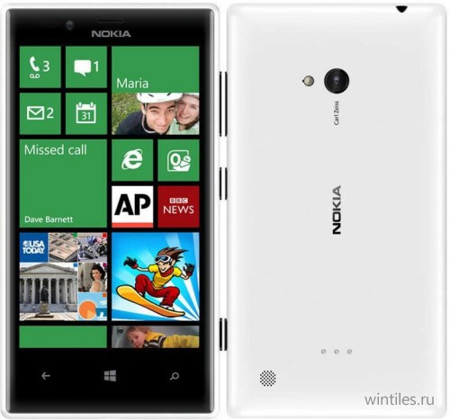 ���������� ���������� ������� Nokia Lumia 720