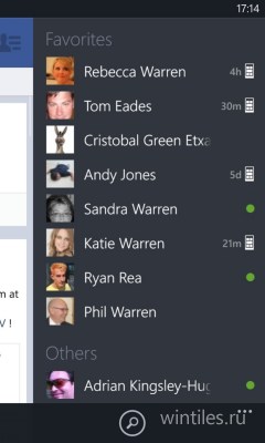 Microsoft ��������� ����-������������ ������ ���������� Facebook ��� Windows Phone