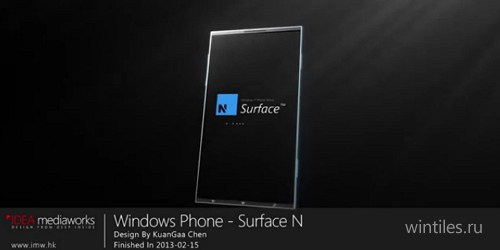 Впечатляющий концепт смартфона с Windows Phone — Surface N