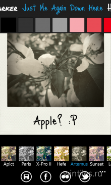 Apict — быстрые снимки в стиле мгновенных камер от Polaroid
