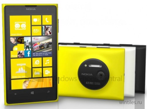Новые изображения и характеристики Nokia Lumia 1020