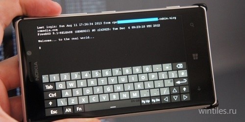 Популярный SSH-клиент PuTTY переносится на Windows Phone