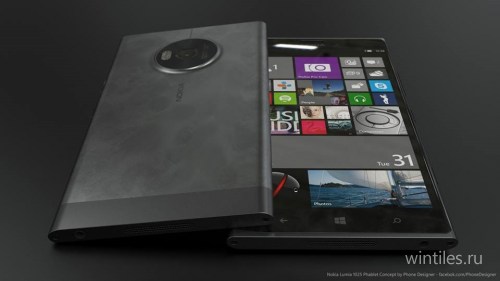 Неплохой концепт гибридного смартфона Nokia Lumia 1025