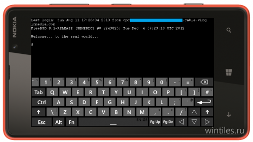  SSH- PuTTY   Windows Phone
