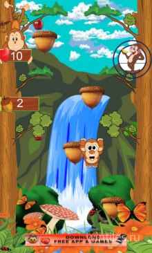 Monkey Death Jump — убиваем время собирая фрукты для обезьяны