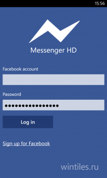 Messenger HD � ������������� ������ ��� ��������� Facebook