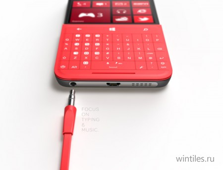 Концепт: смартфон с клавиатурой-обложкой