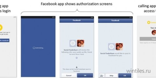 Для приложений Windows Phone упрощена авторизация через Facebook