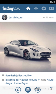 ��� Windows Phone 8 �������� ����������� ���������� Instagram � Waze