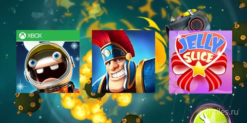    Windows Phone: Total Conquest, Jelly Slice, Rabbids Big Bang