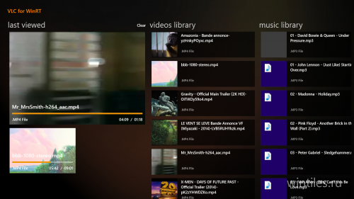 ������������ VLC ���������� ������ ��� WinRT �����������