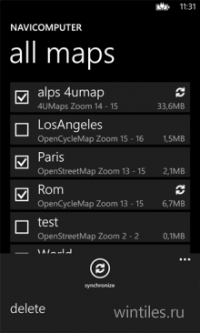 NaviComputer � ����� � ������� �� GPS