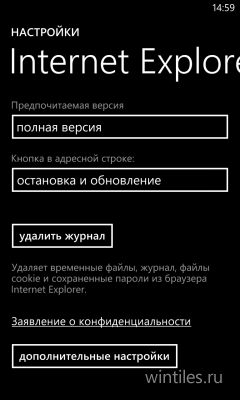     Internet Explorer  Windows Phone 8?