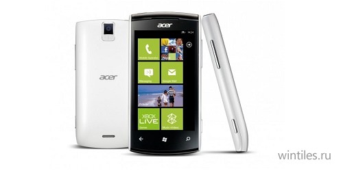 Acer подтвердила планы по выпуску новых смартфонов с Windows