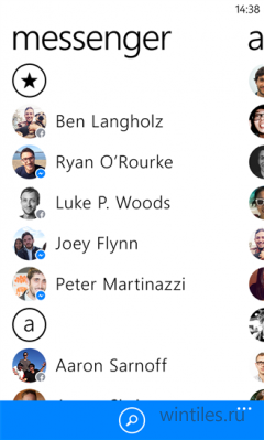 Facebook Messenger    Windows Phone 8