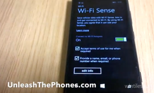 :  Wi-Fi Sense  Windows Phone 8.1