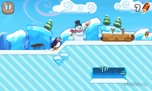 Hopping Penguin — симпатичный классический платформер