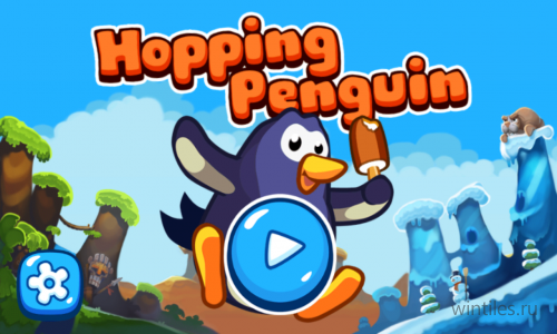 Hopping Penguin — симпатичный классический платформер
