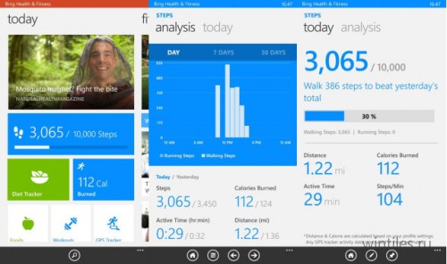 Приложение «Здоровье и фитнес» теперь поддерживает шагометр в Lumia 630/635