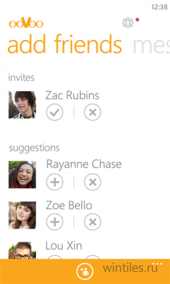 ���������� �������� ooVoo ������ �������� � ��� Windows Phone