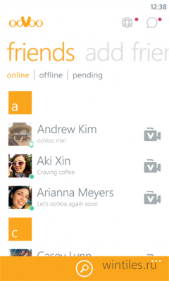 ���������� �������� ooVoo ������ �������� � ��� Windows Phone