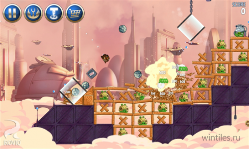 Angry Birds Star Wars II �������� ����� ����� � Rise of the Clones
