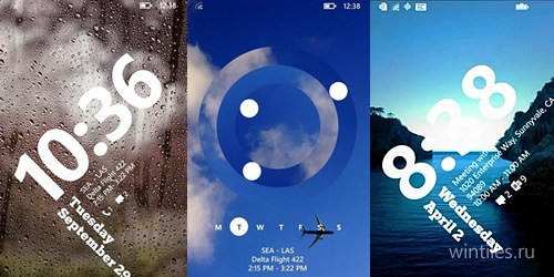 -  Lockscreen  Windows Phone 8.1  