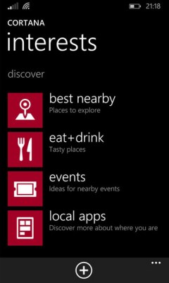 Cortana ���������� ����������� � � ������ ������� ��������� �� ����� � ��������������