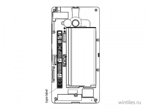 Nokia Lumia 730 ������������� ������� ��������� ���� SIM-����