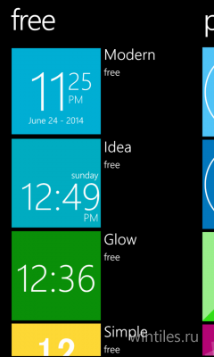 Live Tile Clock 8.1 � ��������� ����� ��� ���������� ������