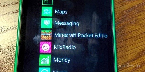   Minecraft      Windows Phone