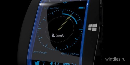 Lumia Smart Watch MarkII — концепт умных часов с изогнутым экраном
