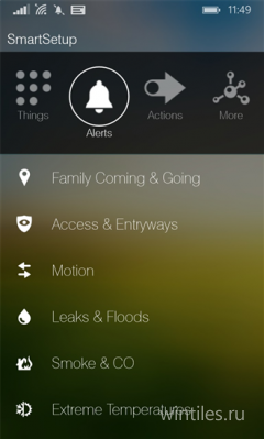 Компания SmartThings запустила приложение для Windows Phone 8.1