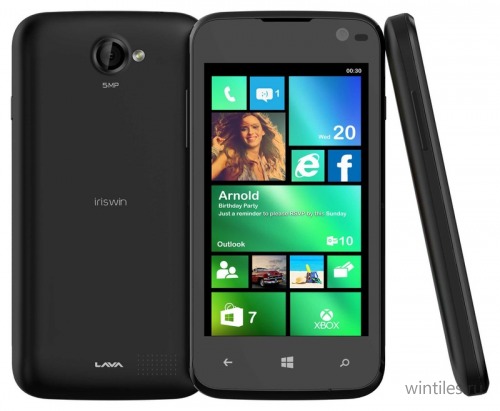Iris Win1 � ������ �������� � Windows Phone 8.1 �� ������ Lava