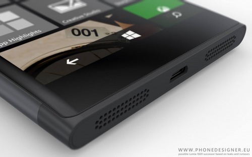 Рендер прототипа Lumia 1030 от независимых дизайнеров
