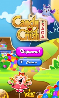 Игра Candy Crush Saga теперь доступна и для Windows Phone