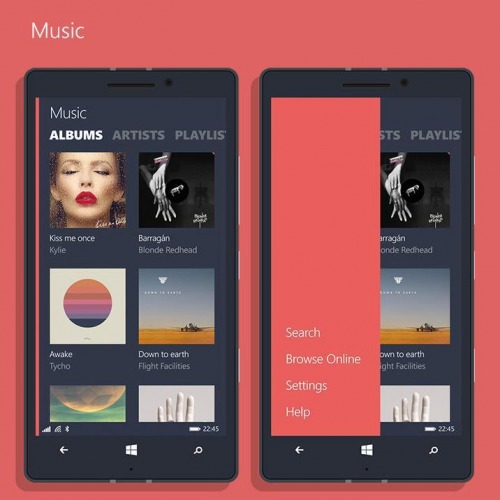 Концепт Windows Phone 10 от независимого дизайнера