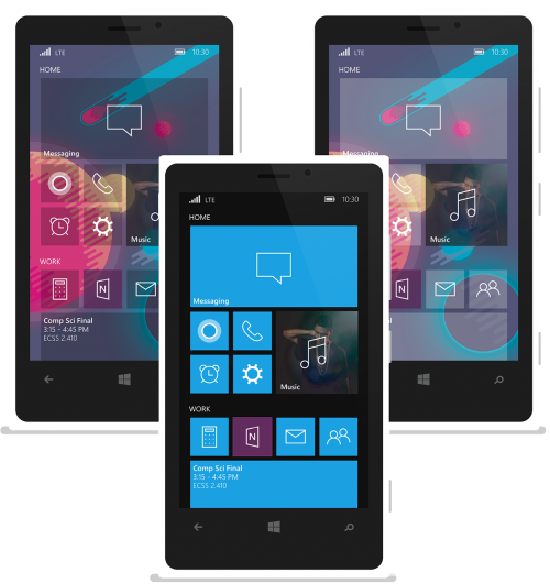Ещё один интересный концепт возможного интерфейса мобильной версии Windows 10