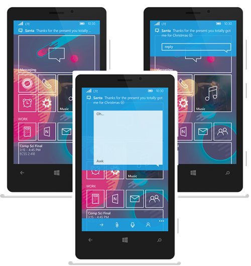 Ещё один интересный концепт возможного интерфейса мобильной версии Windows 10