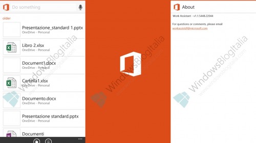 ��������� � ����� ������ ���������� Microsoft Work Assistant