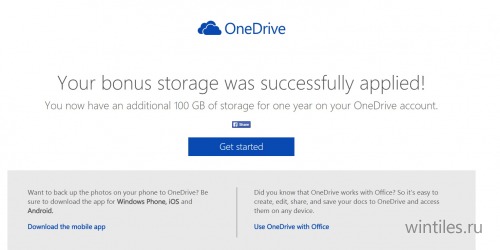 Microsoft  100   OneDrive   Dropbox